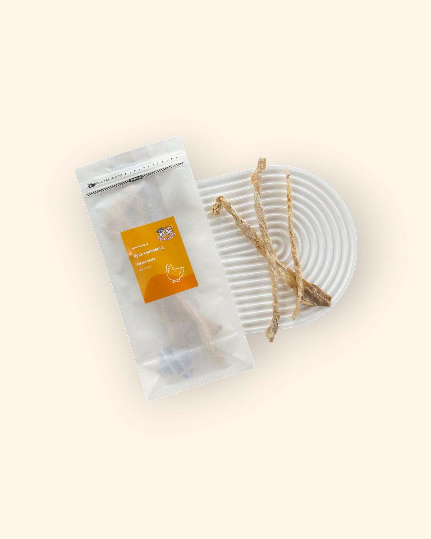 Freeze Dried Duck Esophagus